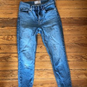 Everlane High Rise Skinny Ankle jeans